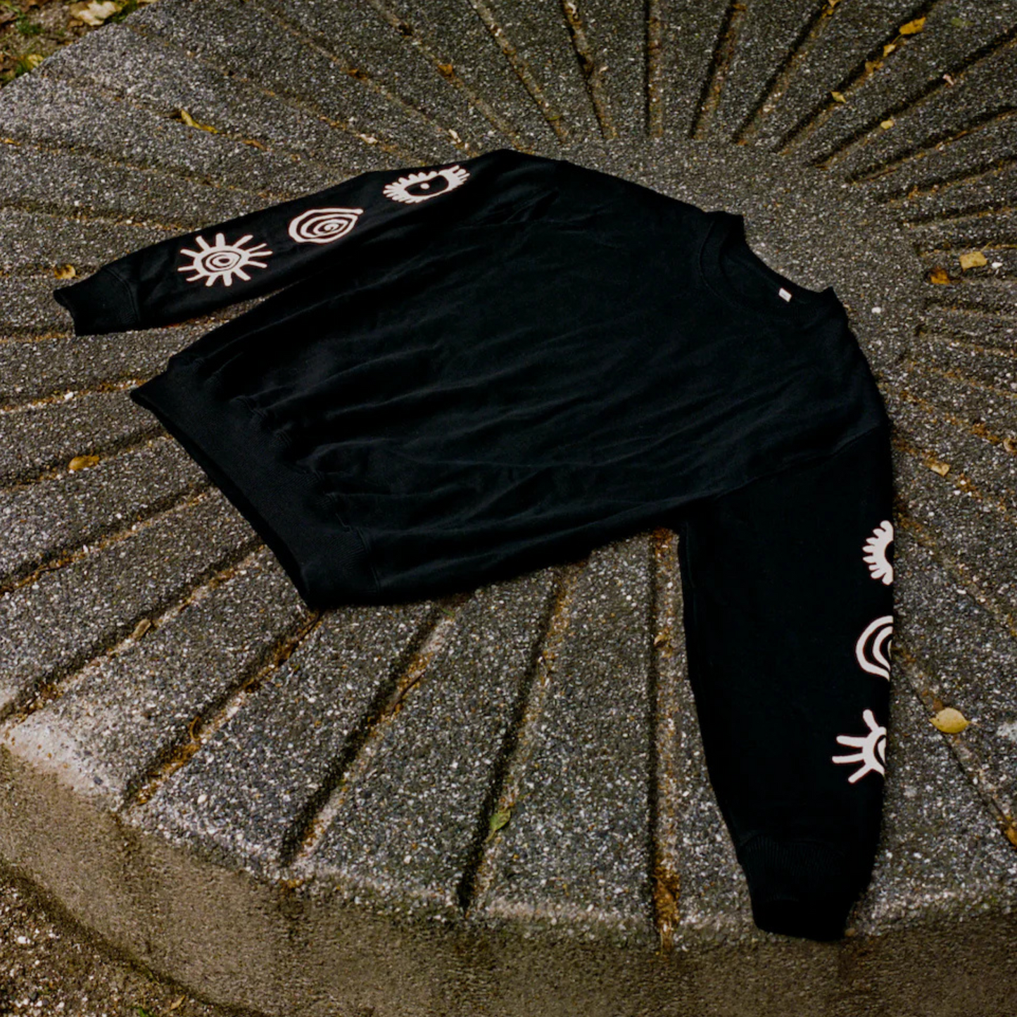 Ancient Symbols Sweatshirt in Black