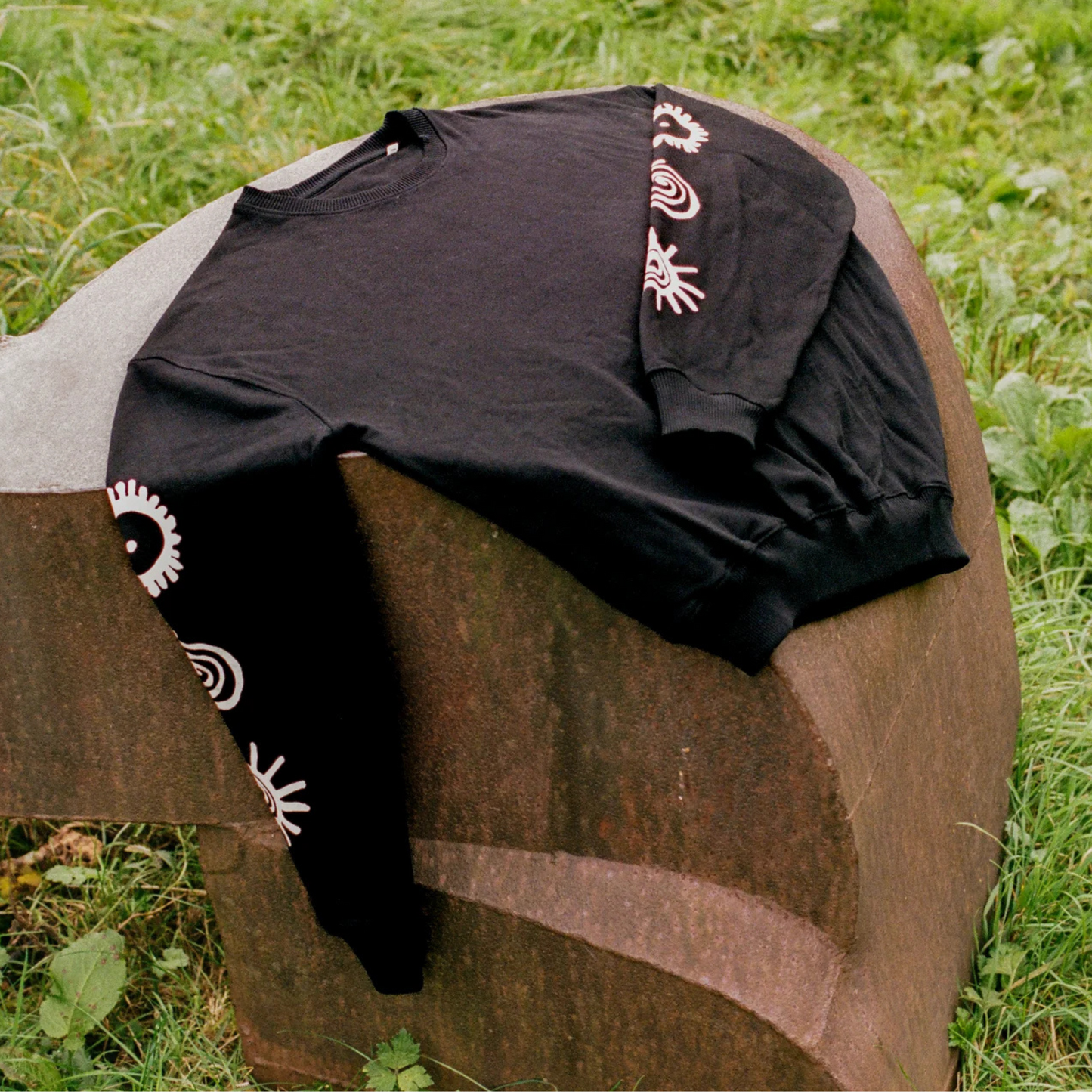 Ancient Symbols Sweatshirt in Black