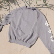 Load image into Gallery viewer, Ancient Symbols Sweatshirt in Faded Grey
